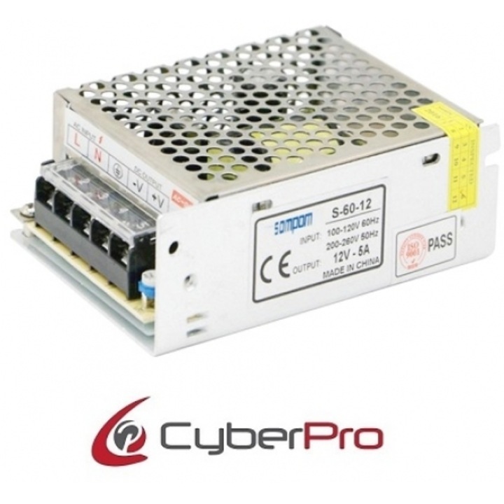 Sursa de alimentare 12V-5A, CYBERPRO