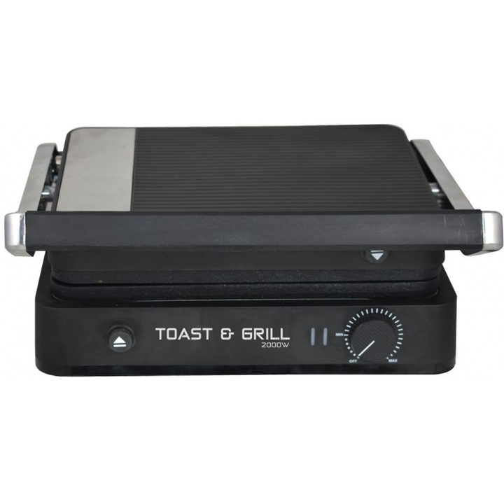 Sandwich-maker Estia, model Santouitsiera, 2000w, 4 portii, cu placi antiaderente si termostat