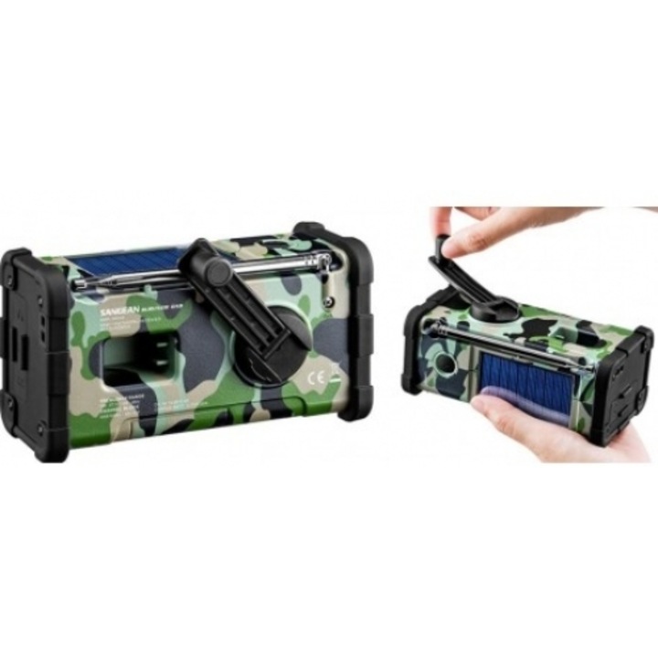 Radio portabil Sangean MMR-88 DAB+, camuflaj
