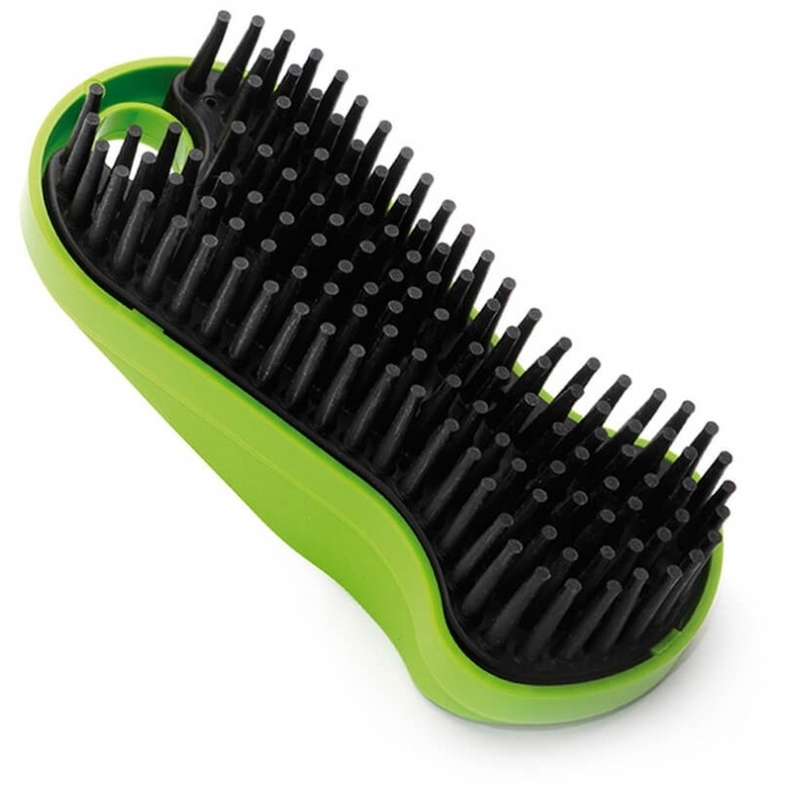 Perie de curatare pentru blana caini/pisici/animale de companie, Amio, 14cm