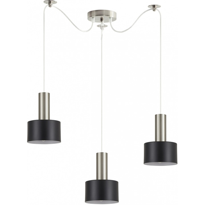 Lustare si pendule, SE21-NM-4-NM3-MS1, nuanta neagra, metal