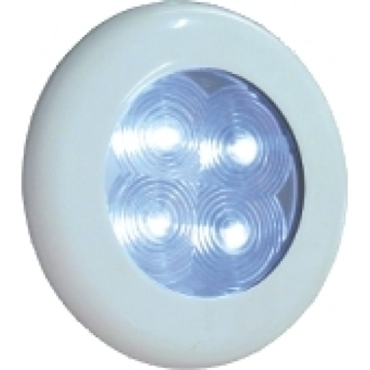 Plafoniera AquaLED, 1W, 12V/24V, alba, Lalizas