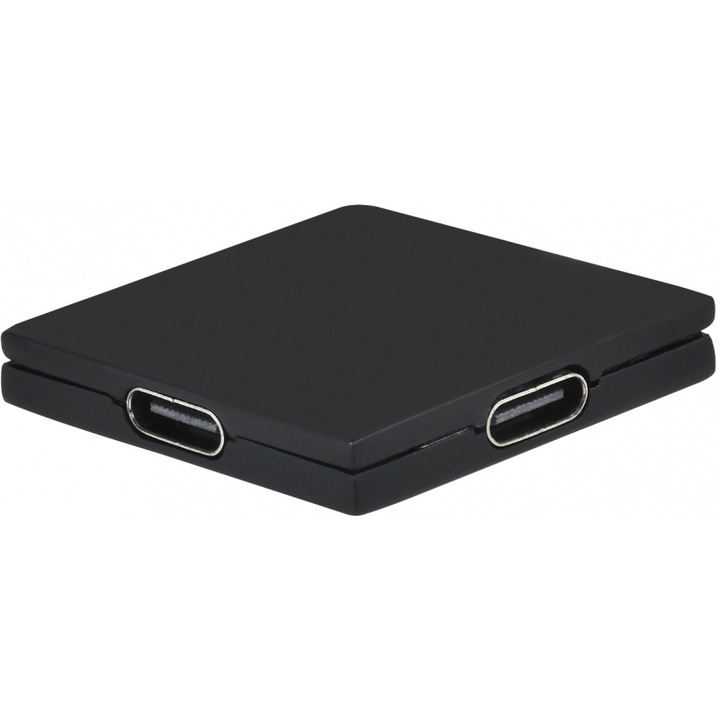 Conector Micro USB cu patru cai mama MF30-X 48V, negru