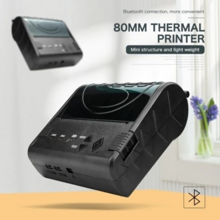 Imprimanta termica portabila Niimbot D110, Bluetooth, 25mm, set cu 1 rola etichete