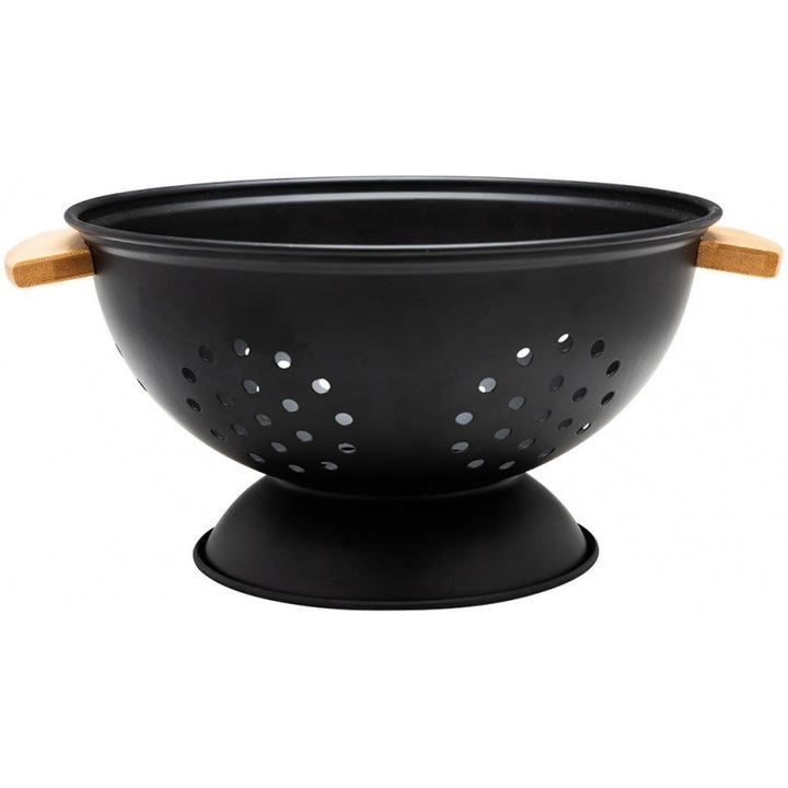 Strecuratoare, Estia, metalic, 24x24x13.7cm, negru