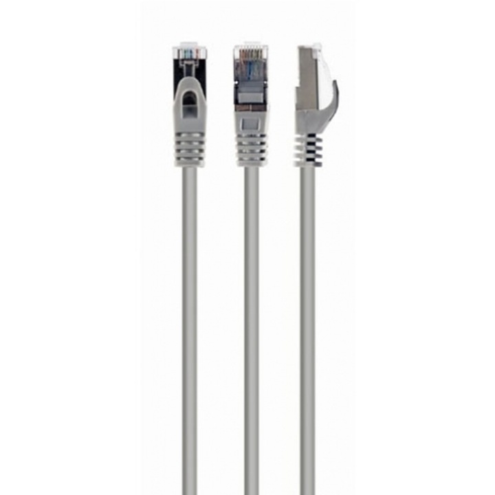 Cabluri S/FTP CAT6A LSZH, CABLEXPERT, gri, 35m