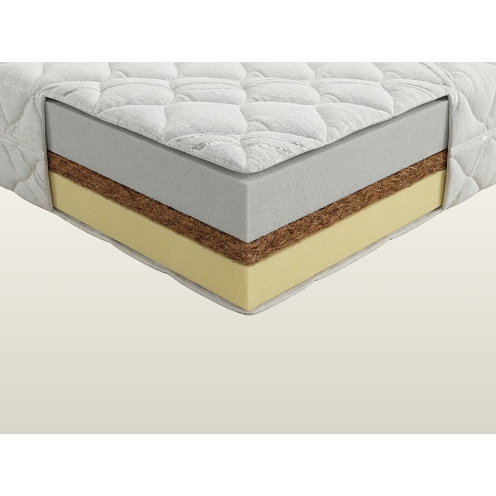 Saltea Cloud HR+, SAMOJEDNY GROUP, nucă de cocos, 220x200cm