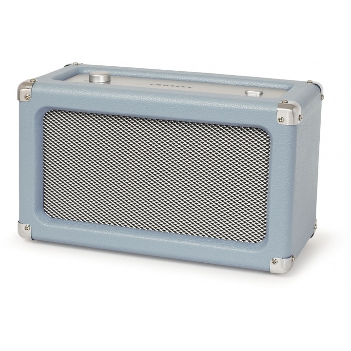 Boxa portabila Crosley Charlotte, Bluetooth, USB, Aux, 25x15x11cm, Tourmaline