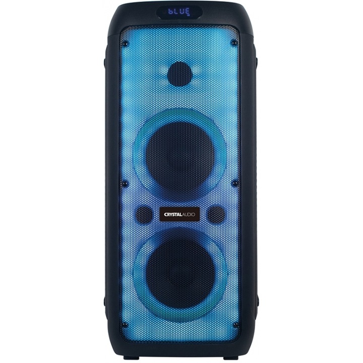 Boxa portabila CRYSTAL AUDIO PRT-14 Bluetooth, TWS, 14W, neagra