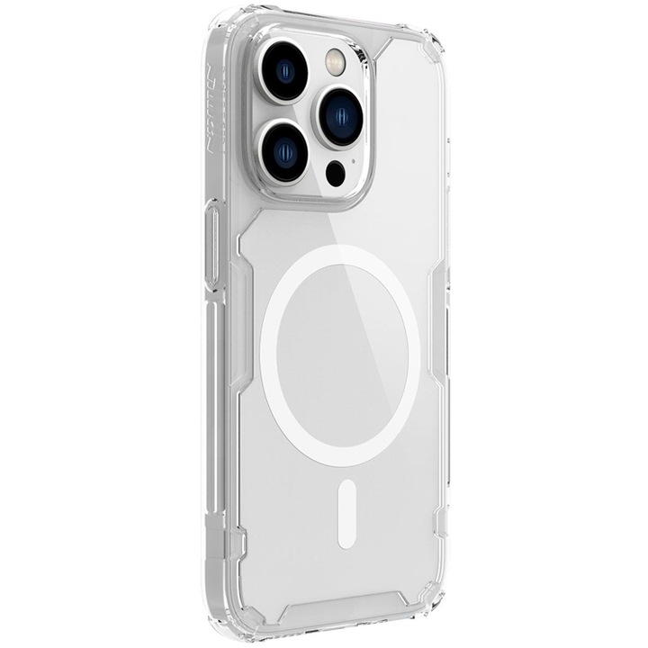 Husa telefon NILLKIN Nature Pro Magnetic, transparenta, pentru iPhone 14 Pro