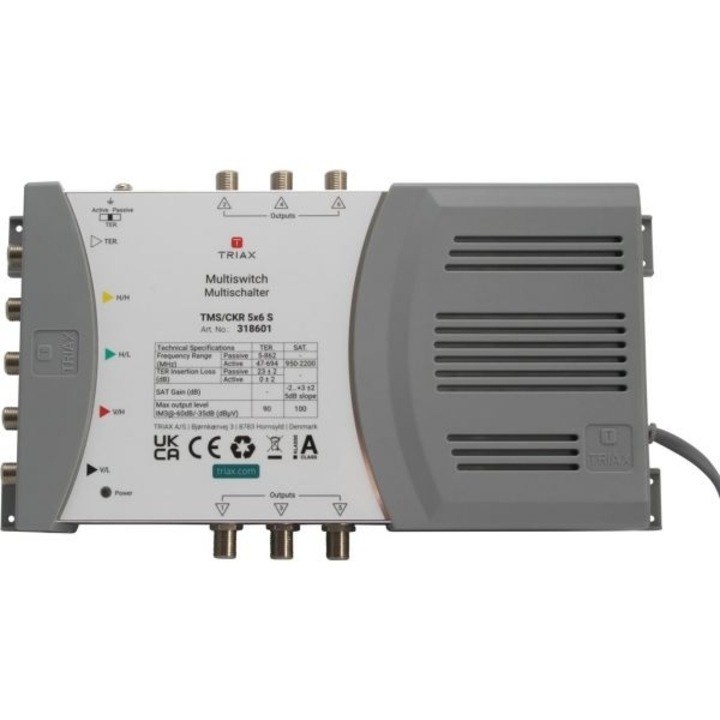 TV-tartozékok, TRIAX, polydiakoptes TMS/CKR, 5x6 S, IKU-318601