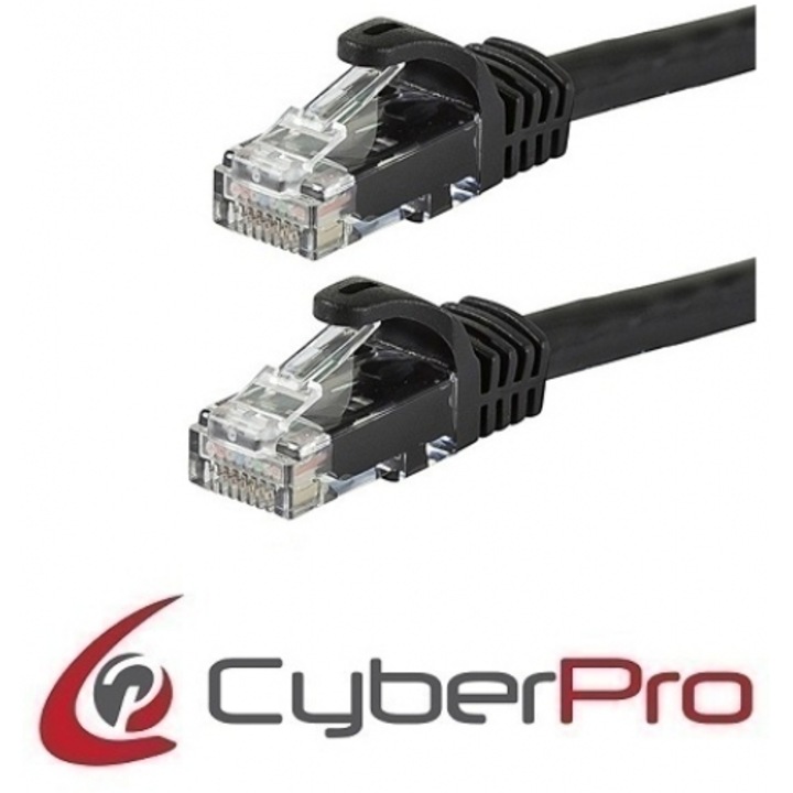 Cablu UTP, CYBERPRO, 20 m, negru