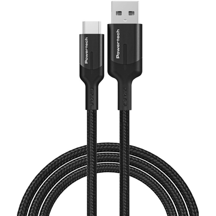 Cabluri de date telefoane POWERTECH USB la USB-C 60W, 5Gbps, 1m, mauro