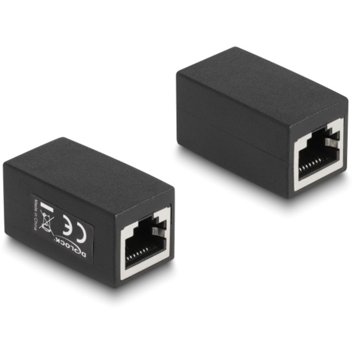 Conector RJ45 DELOCK Cat.6, 88003, negru