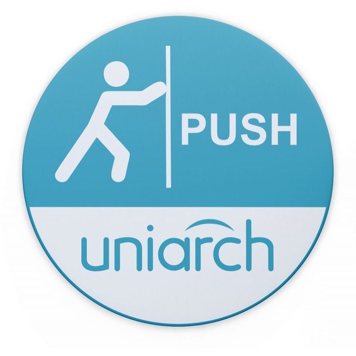 Stickere decorative UNIARCH, Push HW200222, PH 12cm