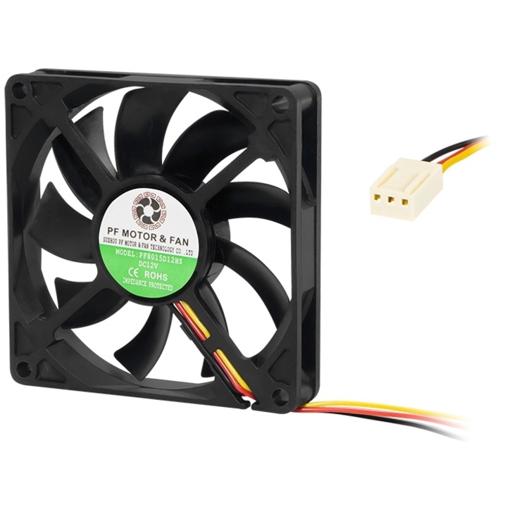 Ventilator PC 12V 80x80x15mm 3W, FAN-801