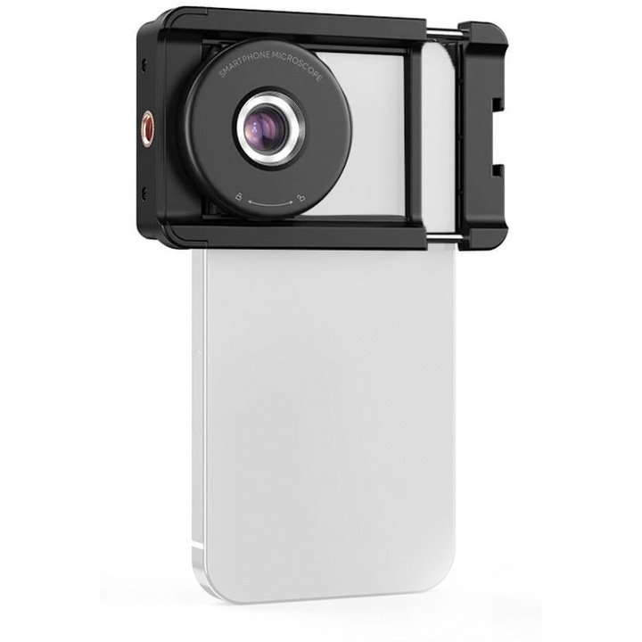 Mikroskop pentru smartphone APEXEL APL-MS009, 100x zoom, LED