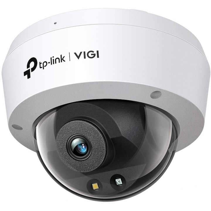 Camera supraveghere video PNI IP7726 6MP, 8 LED-uri BlackLight, lentila 4mm, 12V, pentru exterior, alb