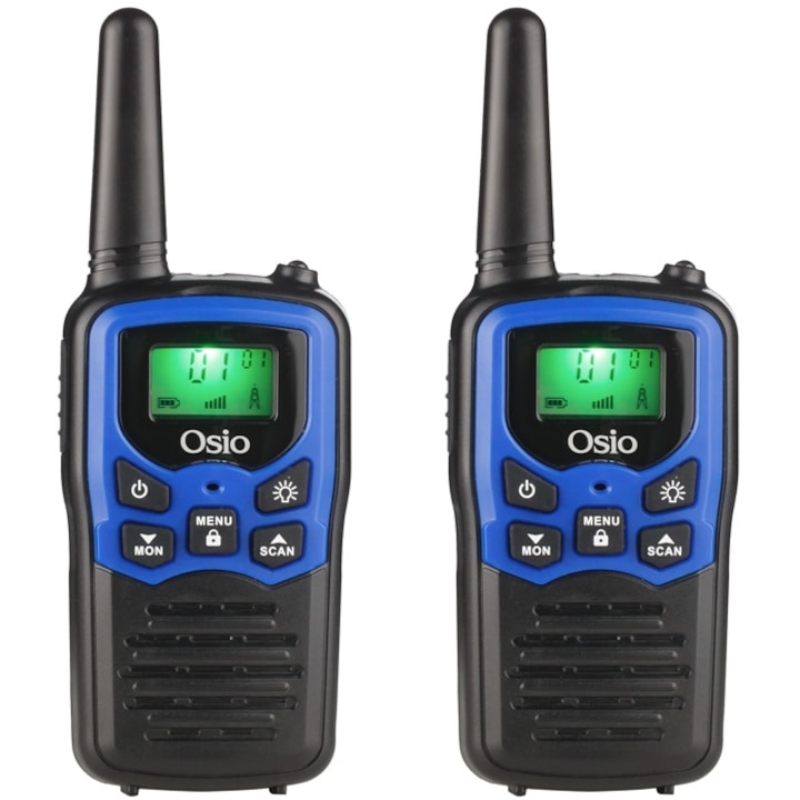 Statie radio OSIO, OPM-1010 PMR, 8 km, 0.5W, set 2 buc