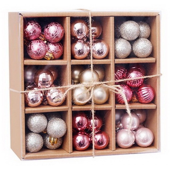 Globuri de Craciun Artezan set 3cm Mix 99tmch/chartokibotio