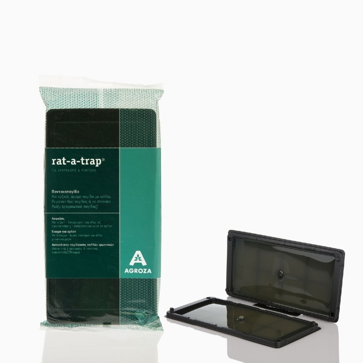 Capcana cu adeziv pentru soareci, AGROZA, 8.5x13cm, 2 bucati