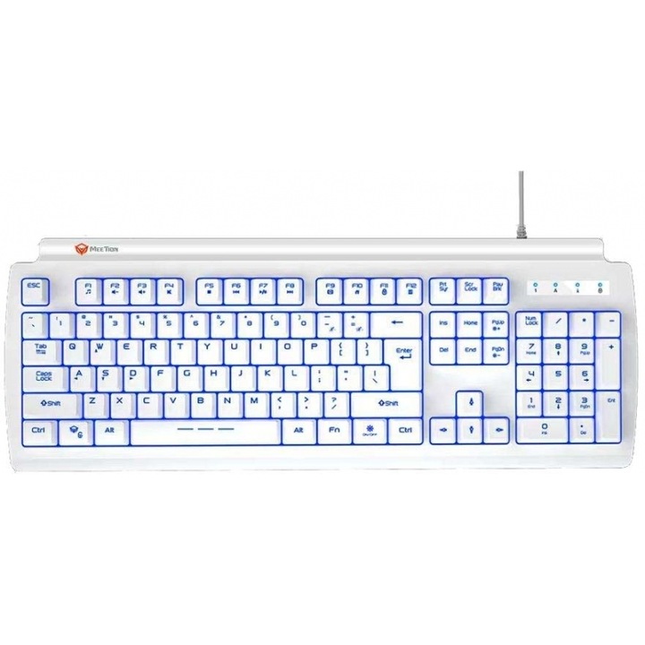 Tastatura cu fir, Meetion, Negru