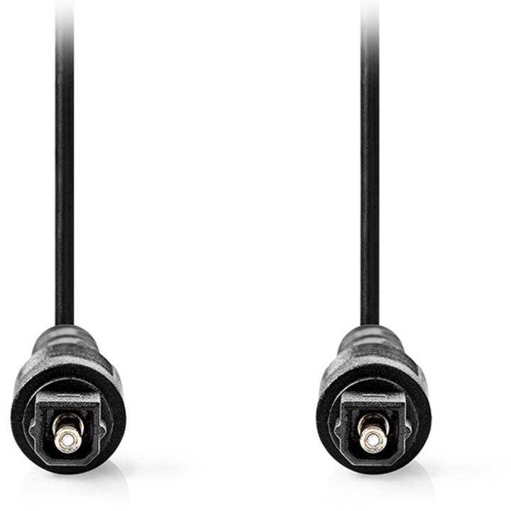 Cabluri TosLink NEDIS, 5.00m, negru