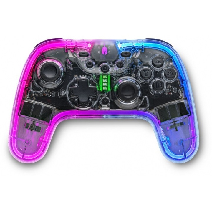 Controler Wireless Spartan Gear Dory, PC (cablu) si Switch (fara fir), negru