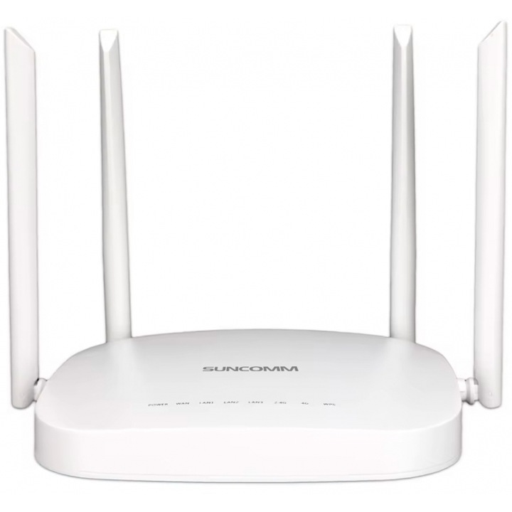 Router wireless SUNCOMM G4304K, 300Mbps Wi-Fi, 100Mbps LAN