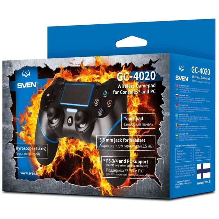 Controler wireless SVEN GC-4020, negru