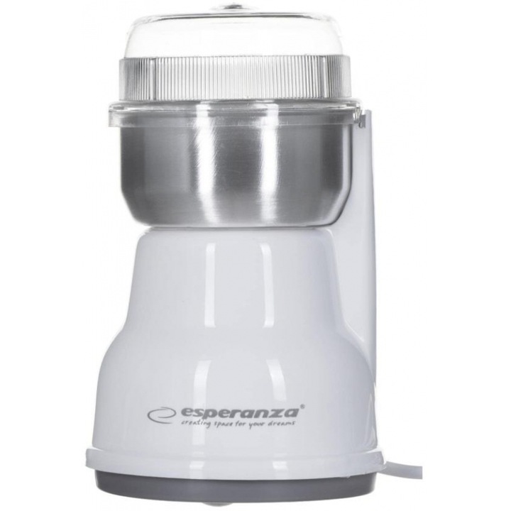 Rasnita de cafea Esperanza Mylos 160W, 50gr, alba