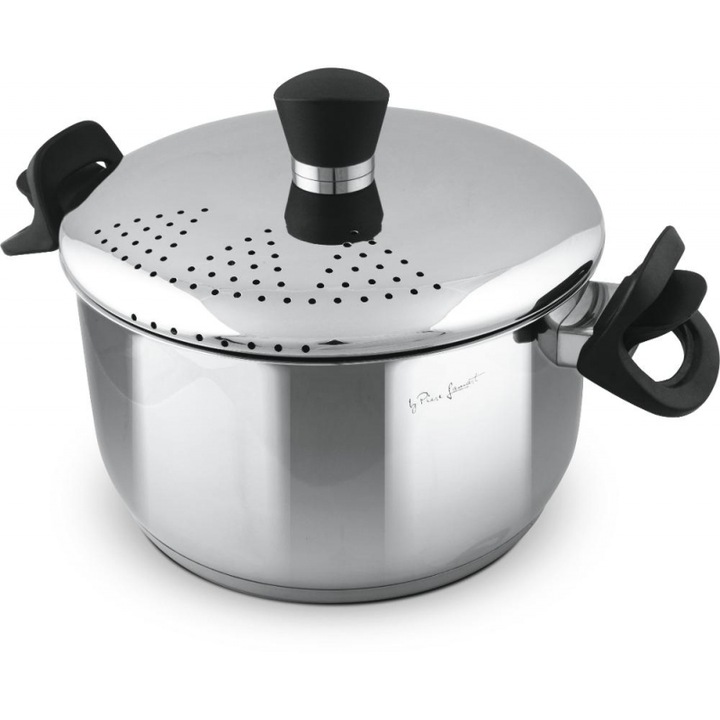 Katsarola 24cm 6lt inox cu capac, set