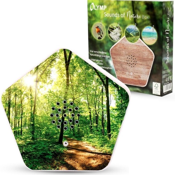 Boxe Olympia 8001, 4 canale, 12 optici, alb