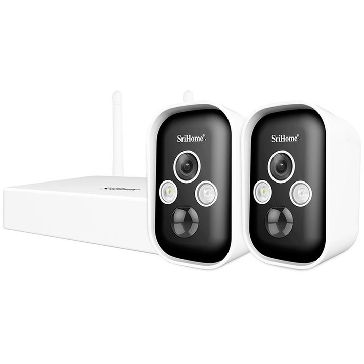 Camera de supraveghere IP, Hikvision, Ethernet, Alb