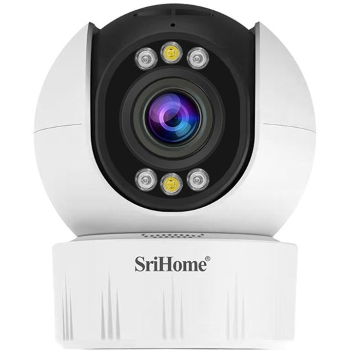 Camera de supraveghere, Laxihub, OP1 Camera IP Dome rotativa pentru exterior, 4MP, Wi-Fi, Alb