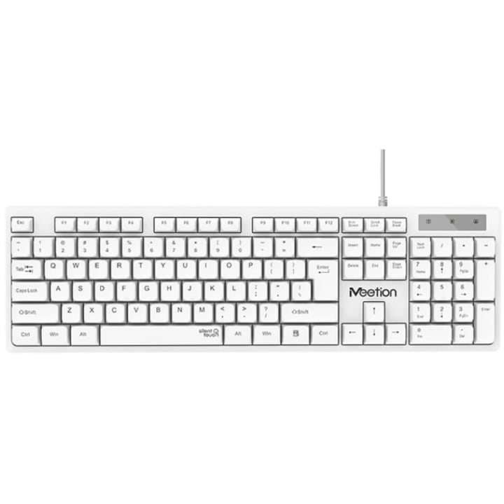 Tastatura Canyon HKB-W01 UK/US, Wireless, USB Albastru