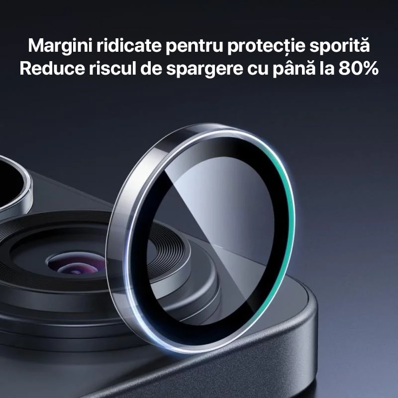 Folie protectie camera pentru Samsung Galaxy S26 Daden, Aplicator automat, Anti zgarieturi, Antisoc, Instalare usoara, Protectie premium, Negru