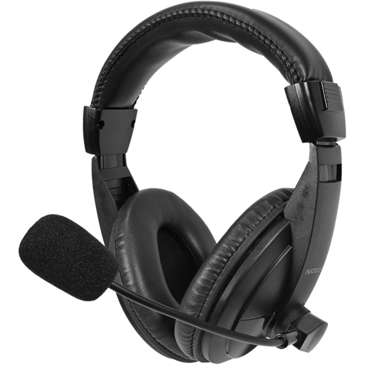 Casti PC NOD cu microfon integrat, stereo