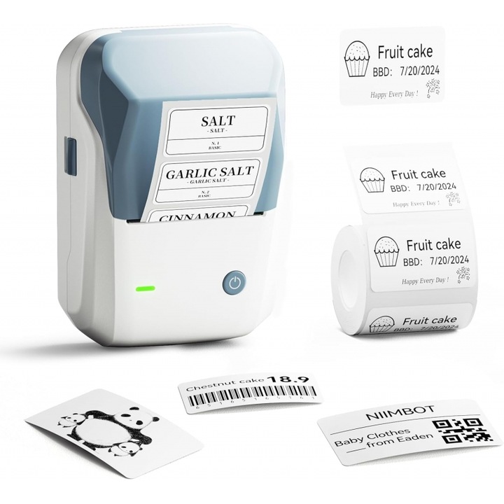 Imprimanta termica NIIMBOT B1 2 inch alb-albastru