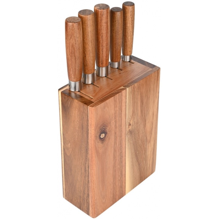 Set 6 cutite Estia MACHAIRIA ALLURE ANOXEIDOTA, culoare Akakia