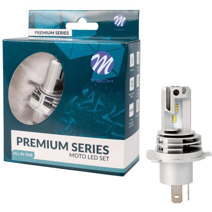 Lampa H4 LED 50W 5000lm 6500K M-Tech