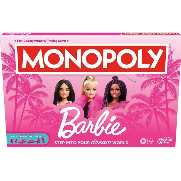 Joc de societate Monopoly Barbie Epitrapezio, Hasbro
