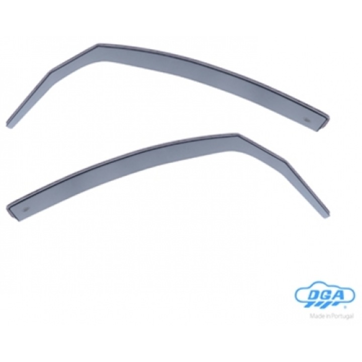 Paravanturi auto DGA set 2 bucati pentru Audi A2 5D 2000-2005, sticla acrilica transparenta