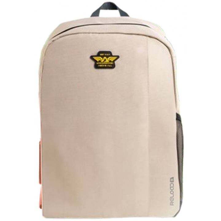 Rucsac laptop 15.6", ARMAGGEDDON, eco, gri-bej