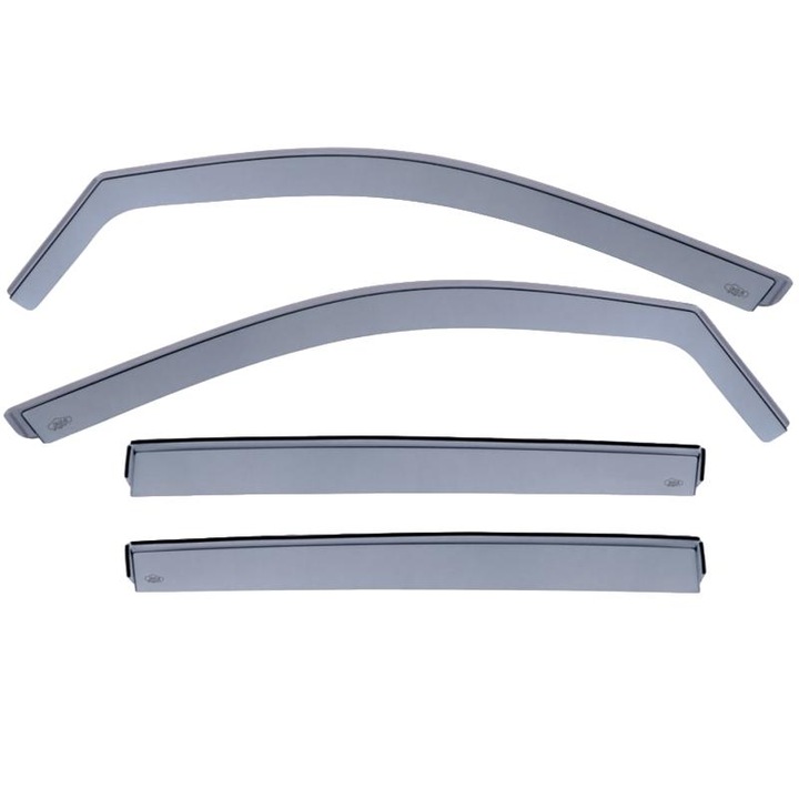 Set paravanturi auto DGA pentru Hyundai Ioniq 5D 2016+, acrilic transparent, 4 buc