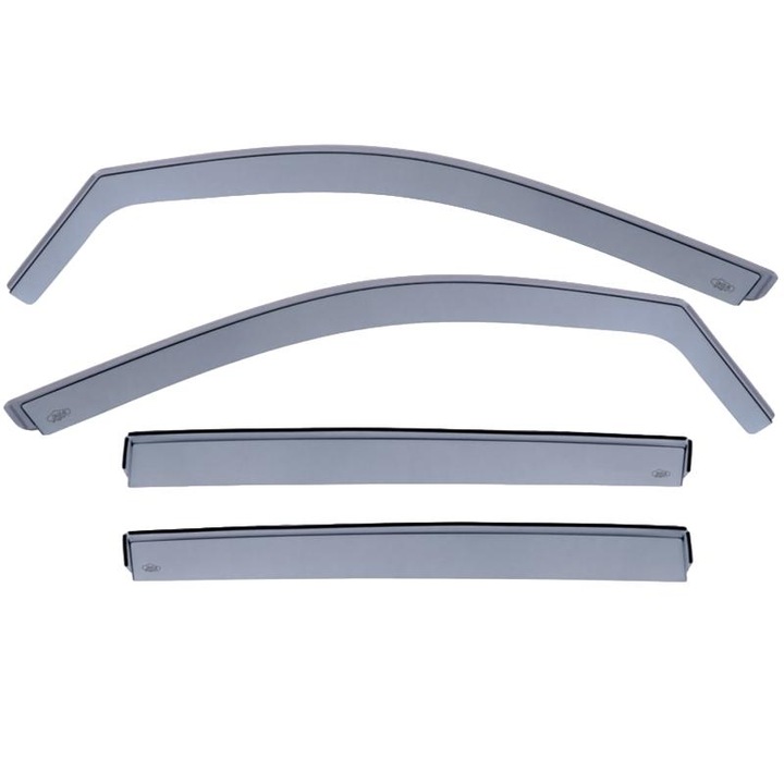 Set paravanturi auto DGA pentru Hyundai Santa Fe 5D 2018+, acrilic transparent, 4 buc