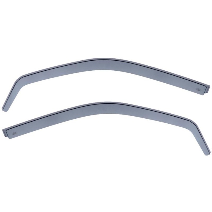 Paravanturi auto DGA set 2 bucati pentru Mitsubishi L200 4D 1996-2005, sticla acrilica transparenta