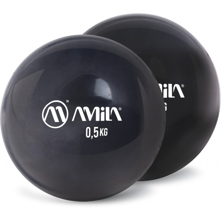 Set mingi fitness AMILA Palm Ball 0,5Kg