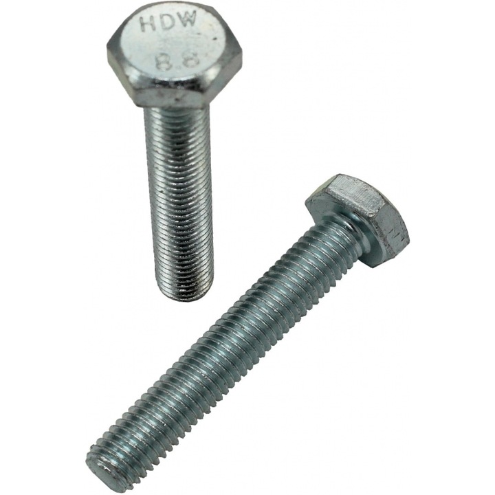 Suruburi BIDA EXAGONE 5x40mm galbanzate DIN 933, set 8,8