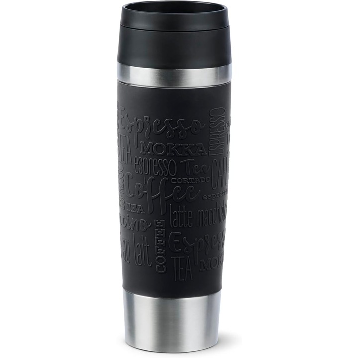 Cana Termos Emsa N20220 Classic, 0.5L, Otel Inoxidabil, 6h Cald/12h Rece, Antigalpaire